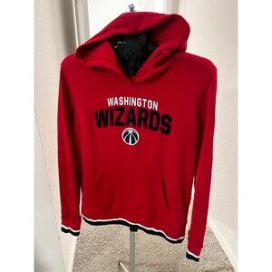Washington Wizards NBA Basketball New Era Women’s Hooded Sweatshirt Size Large